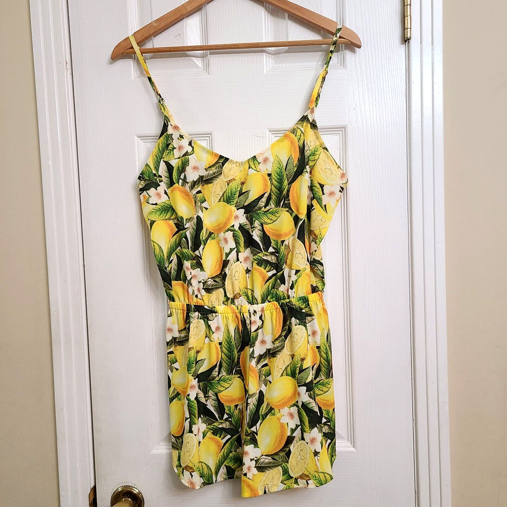 Show Me Your MuMu Lemon Print Romper